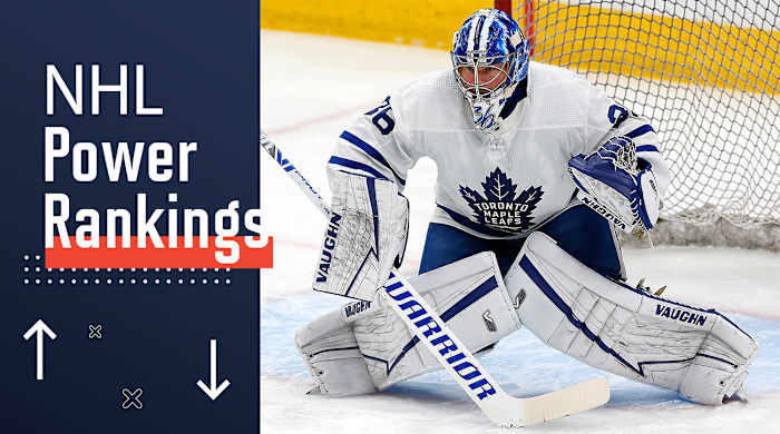 Toronto Maple Leafs goaltender Jack Campbell